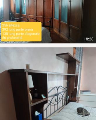 camera da letto in legno