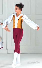 Costume danza classica bambino tg 8/10 anni