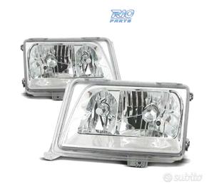 FARI PER MERCEDES CLASSE E W124 93-95 FONDO CROMAT