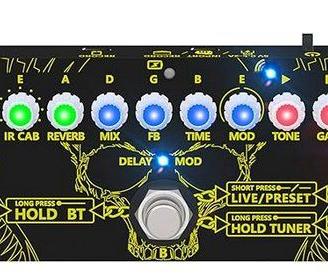 Pedale multieffetto per chitarra Getaria con IR