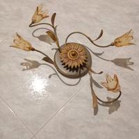 Quattro Plafoniere in ferro battuto