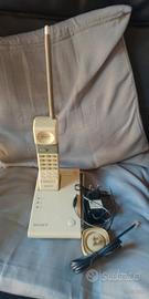 vintage sony cordless pp110 telefono senza fili