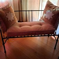 Divanetto in ferro battuto