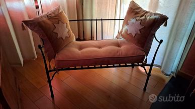 Divanetto in ferro battuto