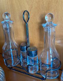 Set Menage olio/aceto/sale/pepe
