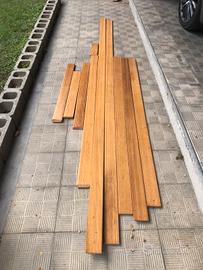 Battiscopa in legno rovere