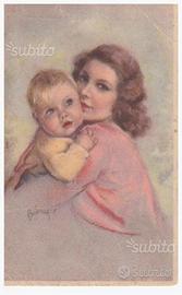 Cartolina bambino con mamma.19