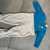 Vestito carnevale puffo taglia 12 mesi