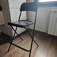 Sgabelli Ikea 74 cm Neri