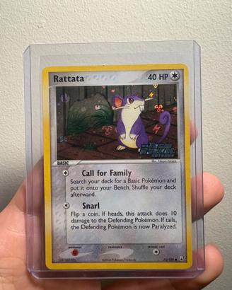Rattata stamped TRR72 team rocket return pokemon