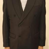 Giacca uomo nuova doppio petto pura lana taglia 52