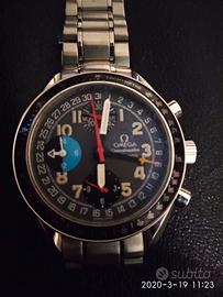 omega triple date reduced chrono
