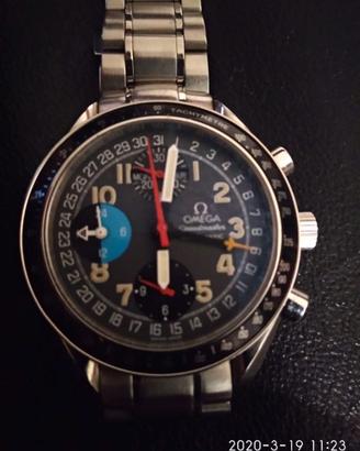 omega triple date reduced chrono