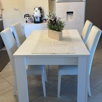 Sedie in ecopelle bianco