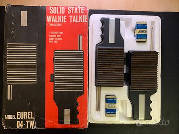 EUREL 04 TW Walkie Talkie UHF coppia, antenna