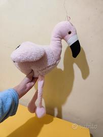 peluche fenicottero grande bambina rosa kawaii