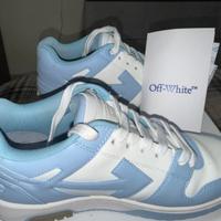 Scarpe da uomo off white perfette celesti