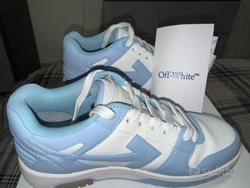 Scarpe da uomo off white perfette celesti