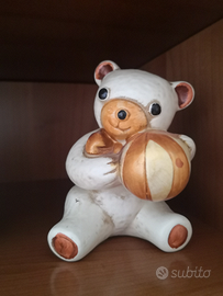 Orsetto in ceramica imitazione thun