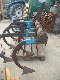 Estirpatore a zapponi da mt. 2,40 usato a 9 ancore