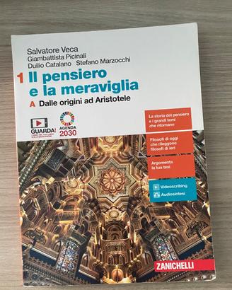 Libro”Il pensiero è la meraviglia”, Zanichelli