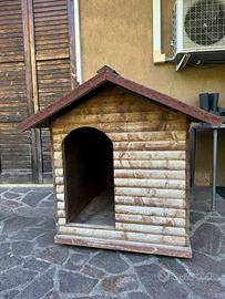CUCCIA CANE IN LEGNO 