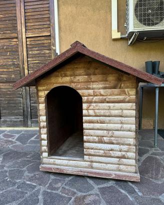 CUCCIA CANE IN LEGNO 