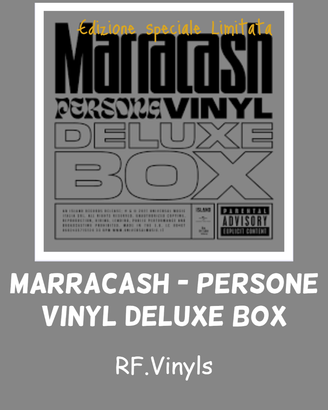 Vinile Marracash - Persone Vinyl Deluxe Box
