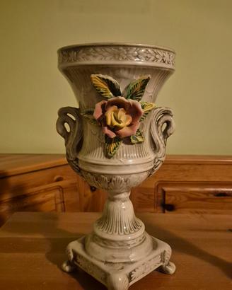 Vaso ceramica Capodimonte 