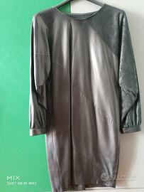 Abito anni 80 in pelle taglia 44