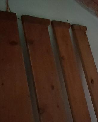 letto matrimoniale ciliegio massiccio anni 40