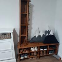 Panca e appendiabiti IKEA in pino
