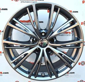 4 cerchi lega alfa romeo stelvio r18 lt4164