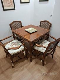 TAVOLO POKER CON SEDIE 