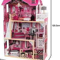 Casa delle bambole in legno