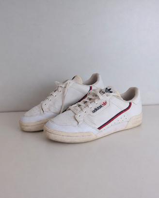 adidas Originals Continental 80 sneakers bianche