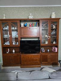 cristalliera e  mobile arte povera