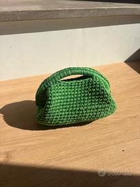 Borsa in lana fatta a mano 