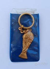 PORTACHIAVI ITALIA90 COPPA MONDO di calcio, nuovo