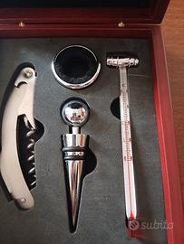 Set Sommelier / Accessori Vino NUOVO in cofanetto