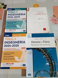 Libri usati per Ingegneria e TOLC-I