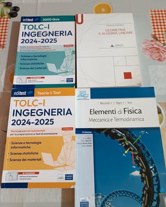 Libri usati per Ingegneria e TOLC-I