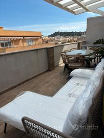 Divano chaiselong da giardino/terrazzo