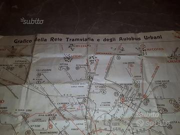 Grafico linie tranviarie e autobus