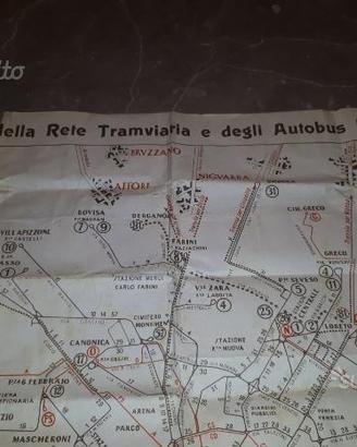 Grafico linie tranviarie e autobus