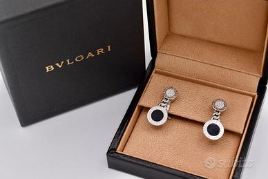 bvlgari orecchini oro bianco diamanti bulgari