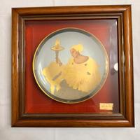 Piatto nicasio collezione edizione limitata oro