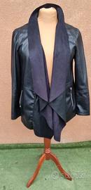 Giacca a cascata oversize in ecopelle New Look,50