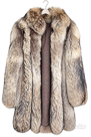 Pelliccia vera vintage lunga