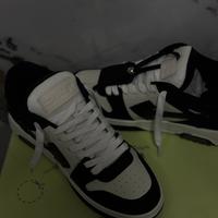 Off White Sneakers Out Of Office Nero/Bianco